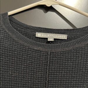 Elliott Lauren Textured Black Sweater